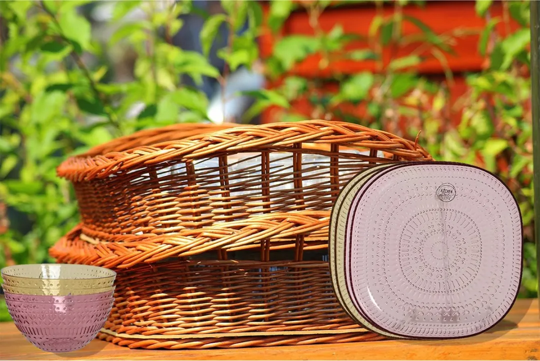 Decoris Roze Campingschaaltje 14cm