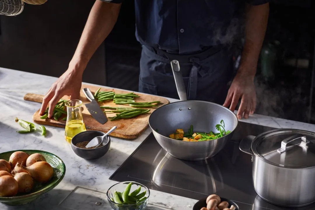 Fiskars All Steel Wok 28cm - RVS