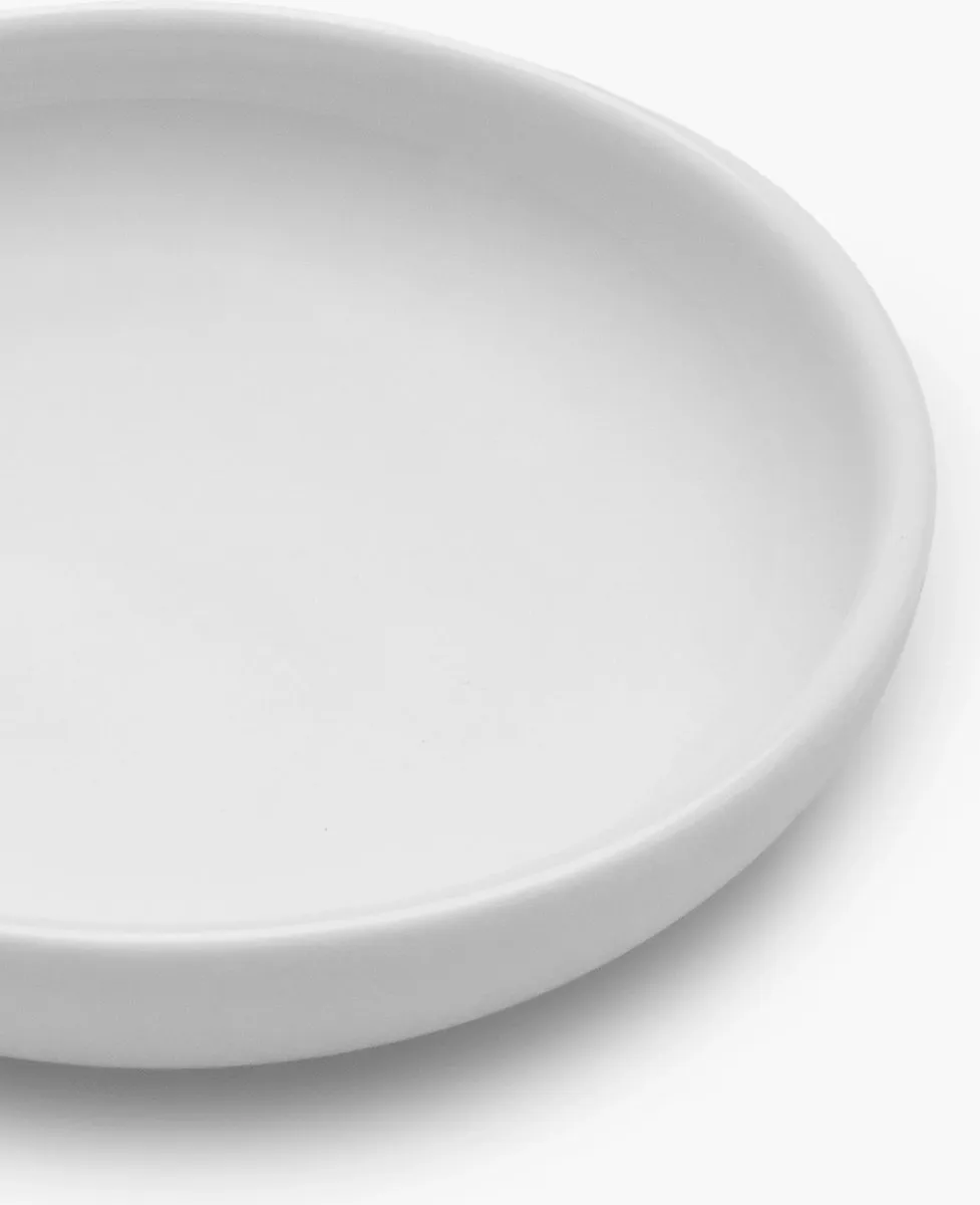 Serax Piet Boon Lage Bord BASE D6 H1.5cm - 8 Stuks - Wit