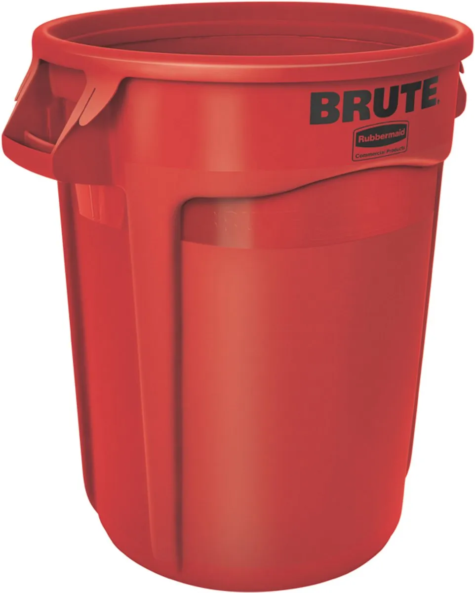 Rubbermaid Brute VB 002632 Afvalbak 121L - Rood