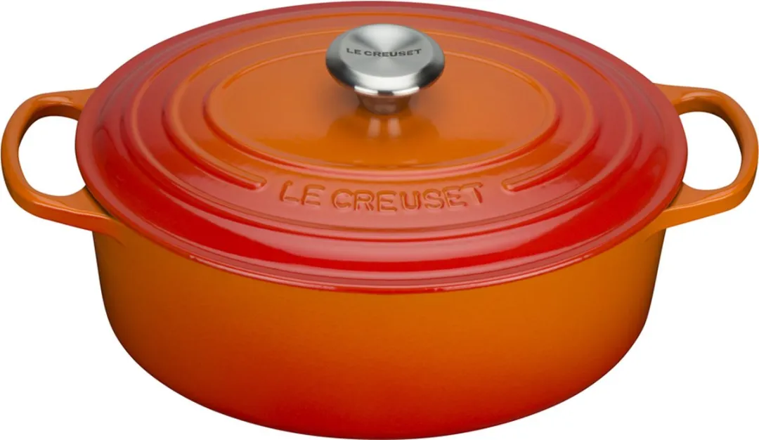 Le Creuset Lage Ronde Braadpan 30cm - 6.2L - Oranje Rood