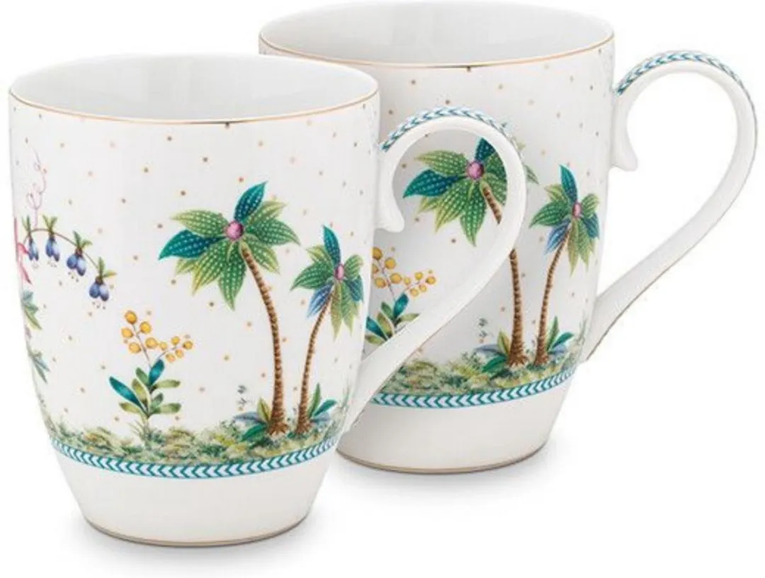 Pip Studio Jolie Mokkenset 350ml - 2 Stuks
