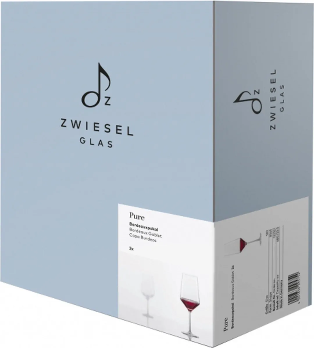 Zwiesel Glas Pure Bordeaux Wijnglazen 0.68L - 2 Stuks - afbeelding 6 van 6