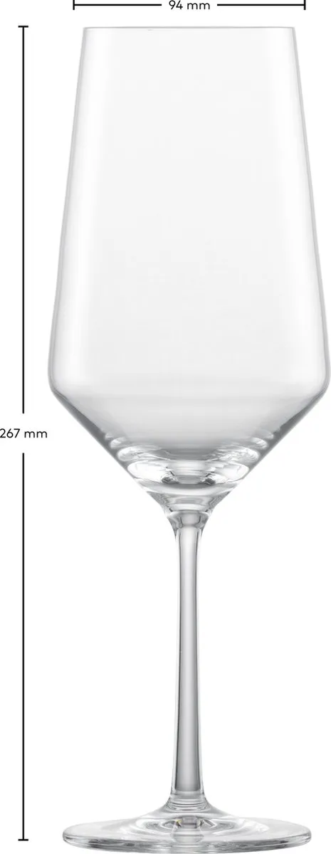 Zwiesel Glas Pure Bordeaux goblet 130 - 0.68 Ltr - set van 2