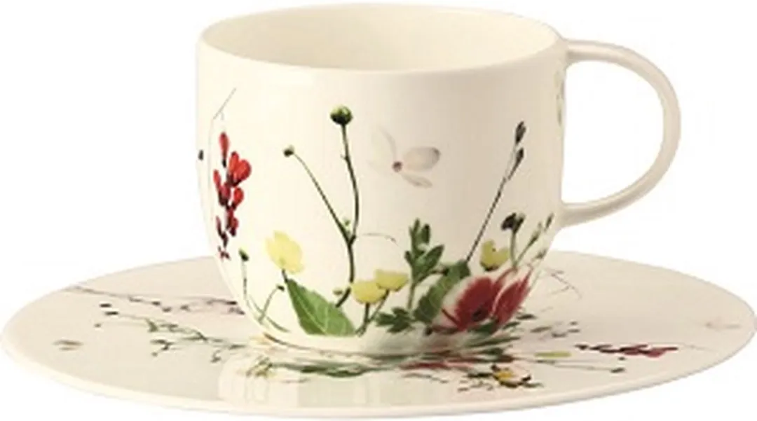 Rosenthal Brillance Fleurs Sauvages Koffiekopje 200ml - Wit