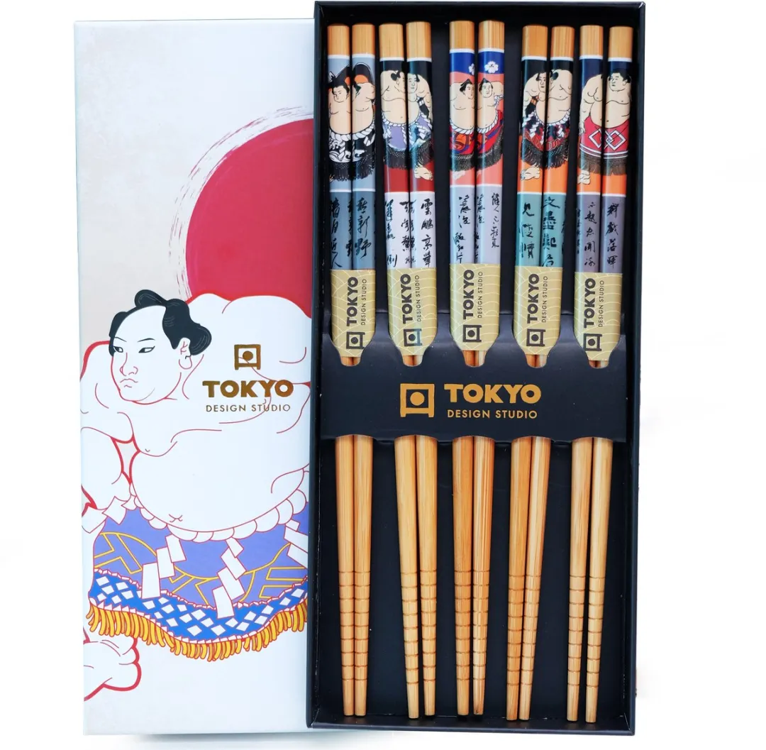 Tokyo Design Studio SUMO Eetstokjes Giftbox 5 Stuks