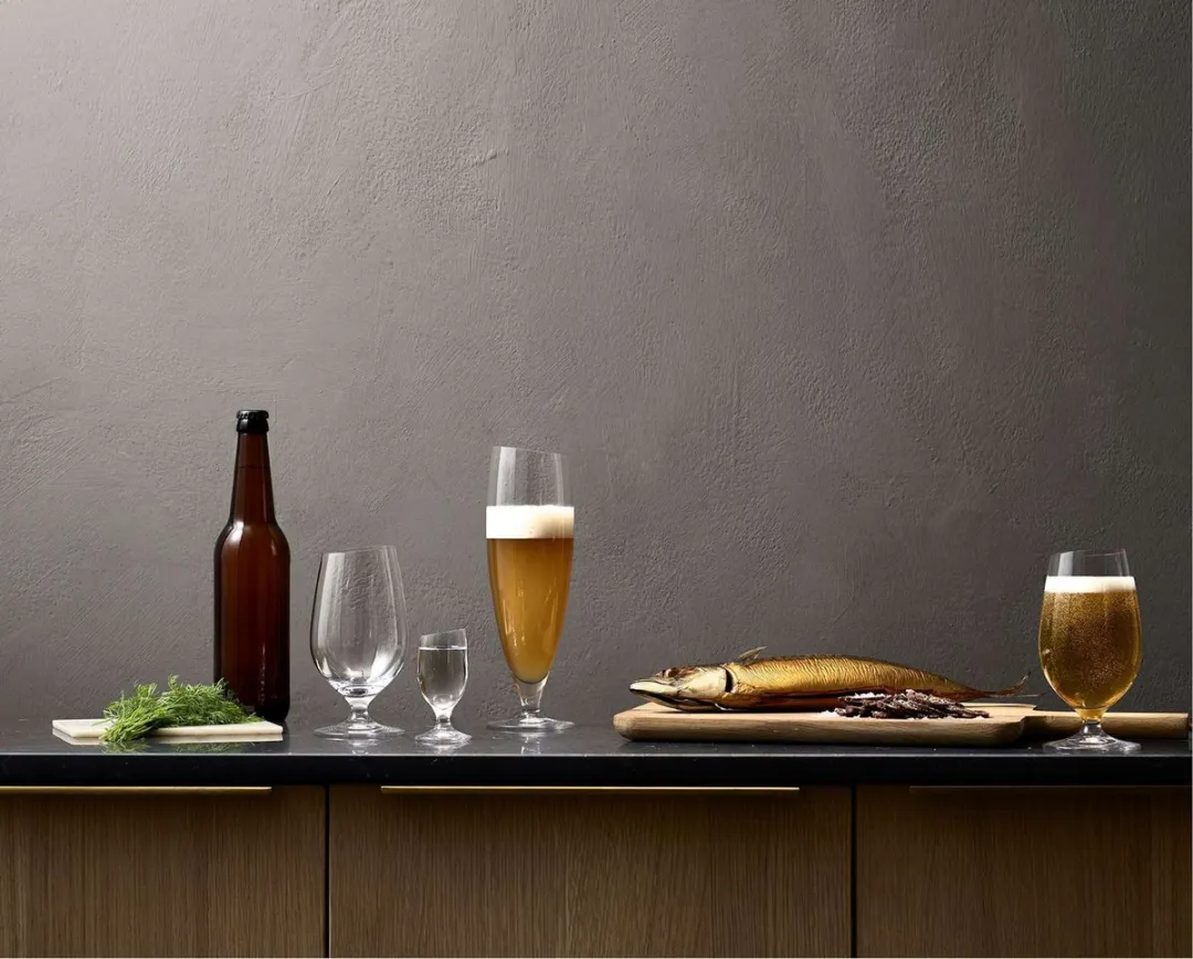 Eva Solo Glas Bier 500ml - Set van 6 Transparant