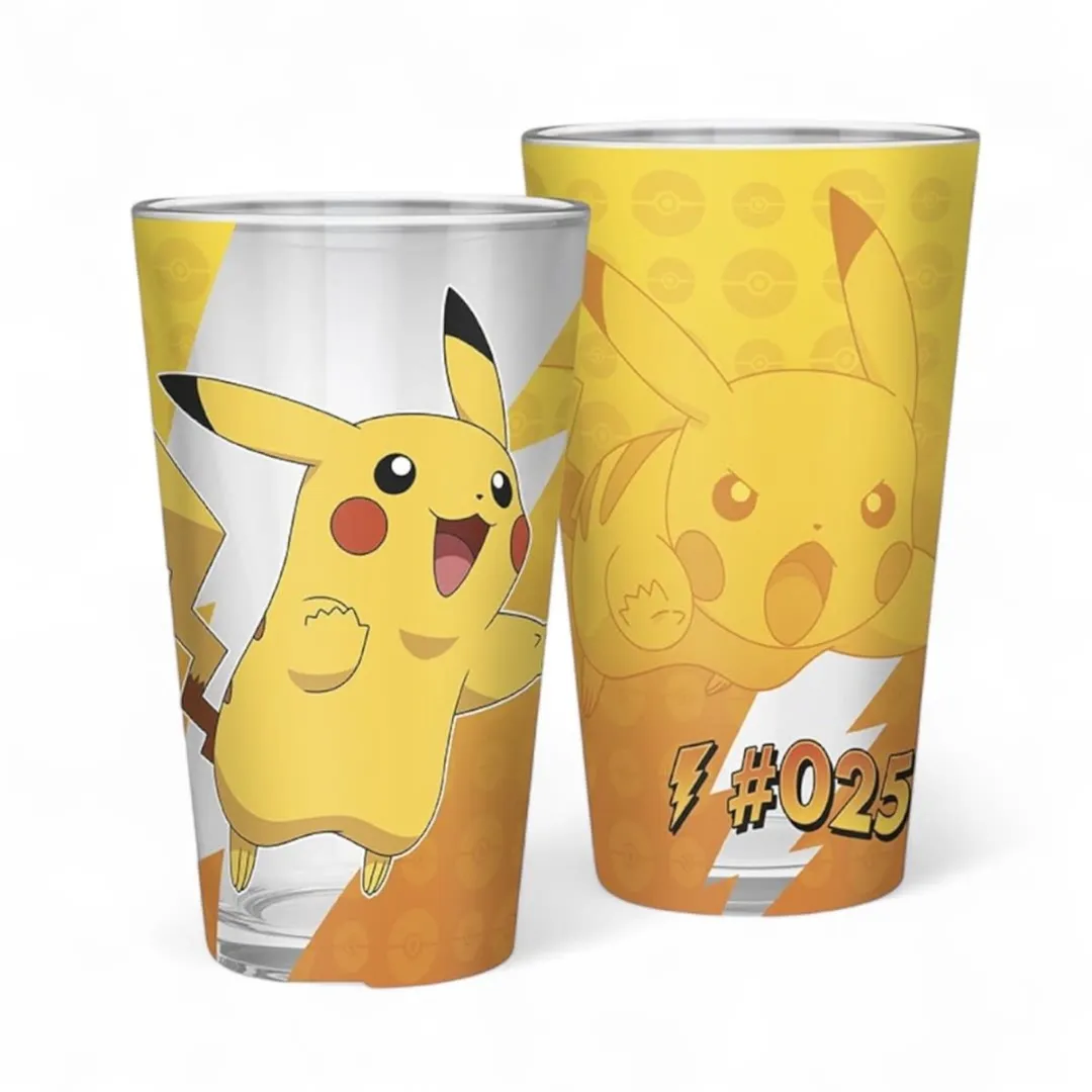 Pokémon Pikachu Drinkglas - Transparant