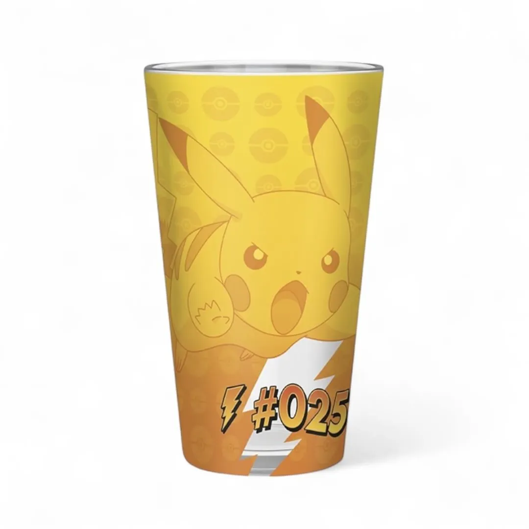 Pokémon Pikachu Drinkglas - Transparant - afbeelding 6 van 6