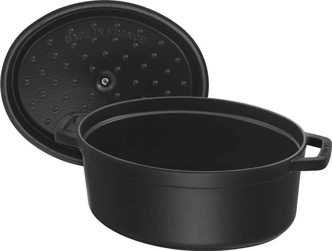 Staub Ovale Braadpan 12L - Ø41cm - Zwart