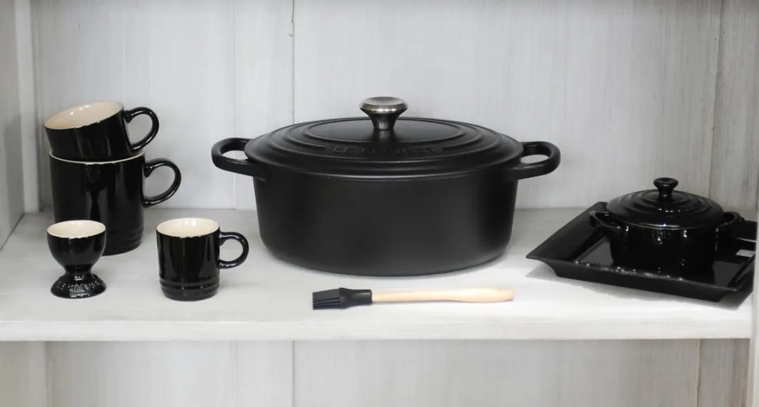 Le Creuset Braadpan Signature Ovaal Mat Zwart - Ø31cm