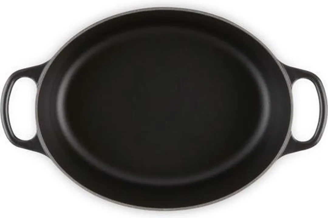 Le Creuset Braadpan Signature Ovaal Mat Zwart - Ø31cm