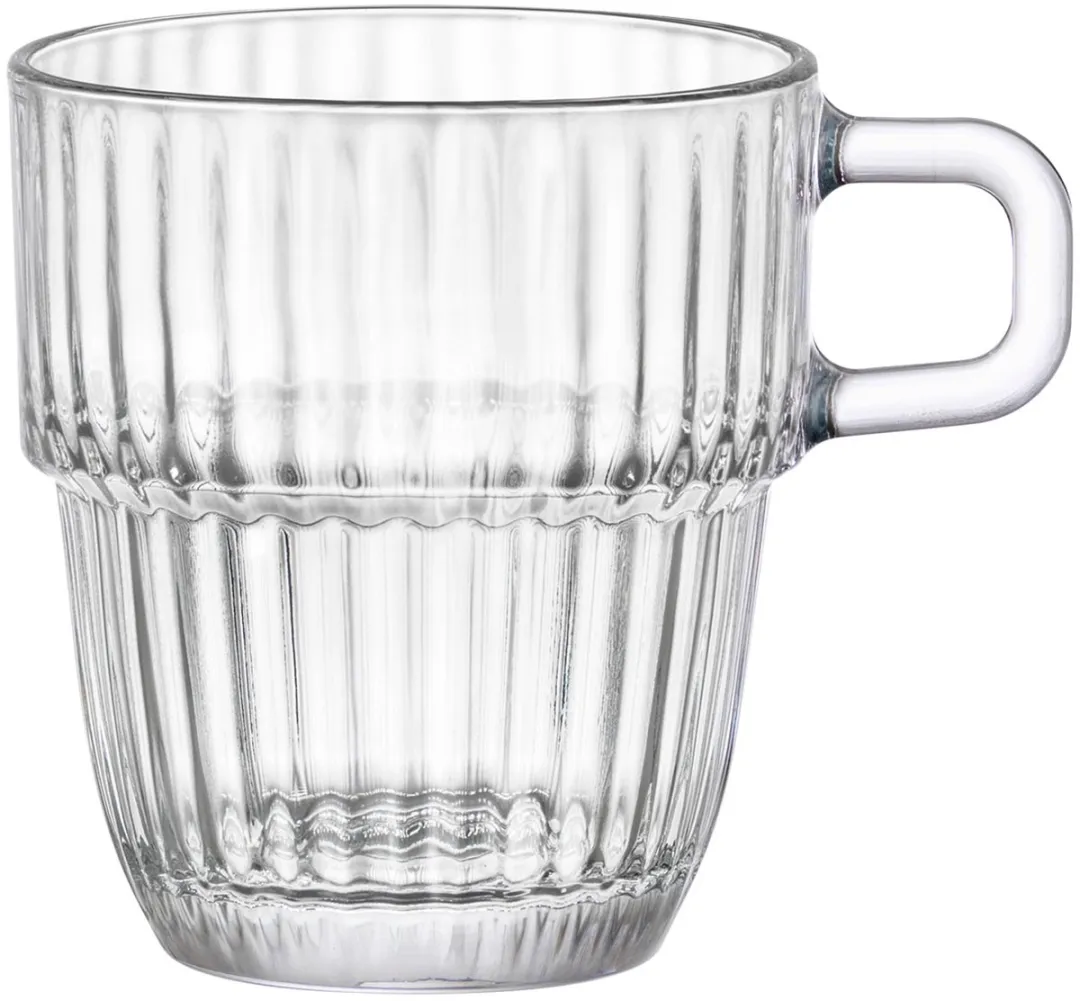 Bormioli Rocco Koffiekopjes 185ml - Transparant - 6 Stuks