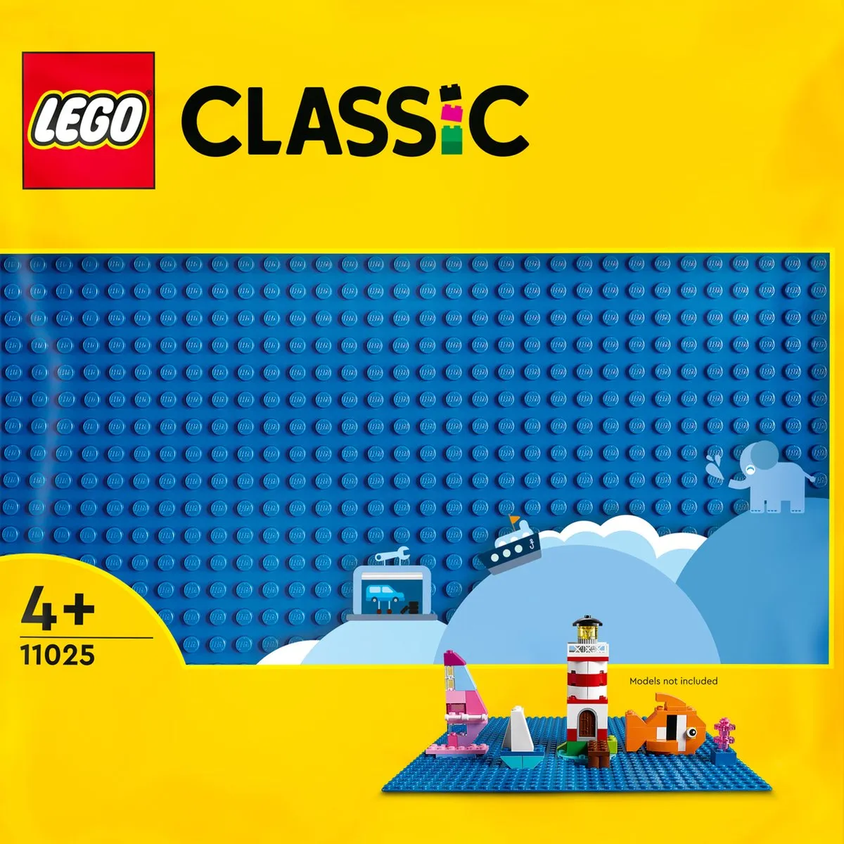 LEGO Classic Blauwe Bouwplaat 11025