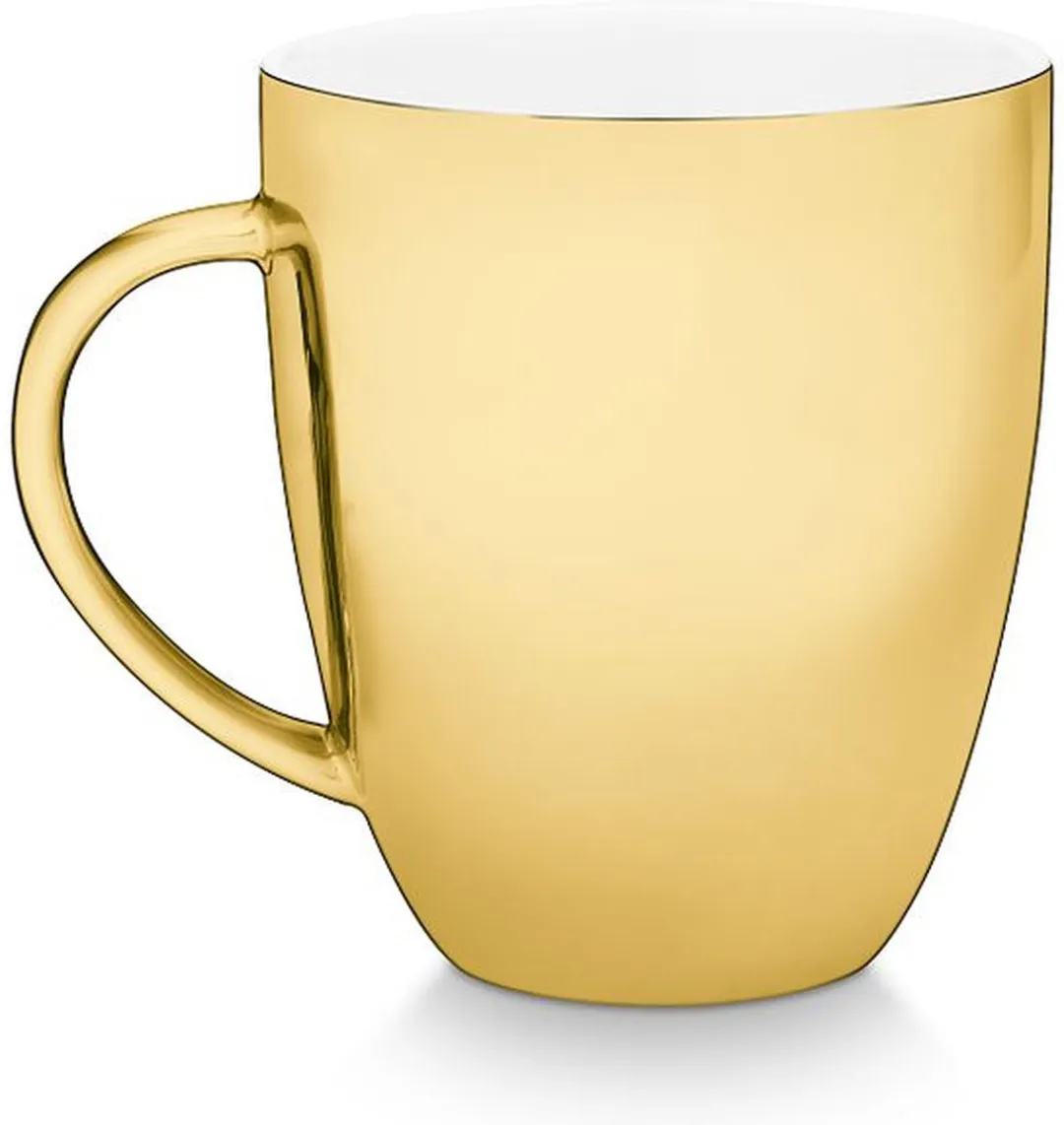 vtwonen Mokken met Oor Set 4 Stuks - 250ml - Goud
