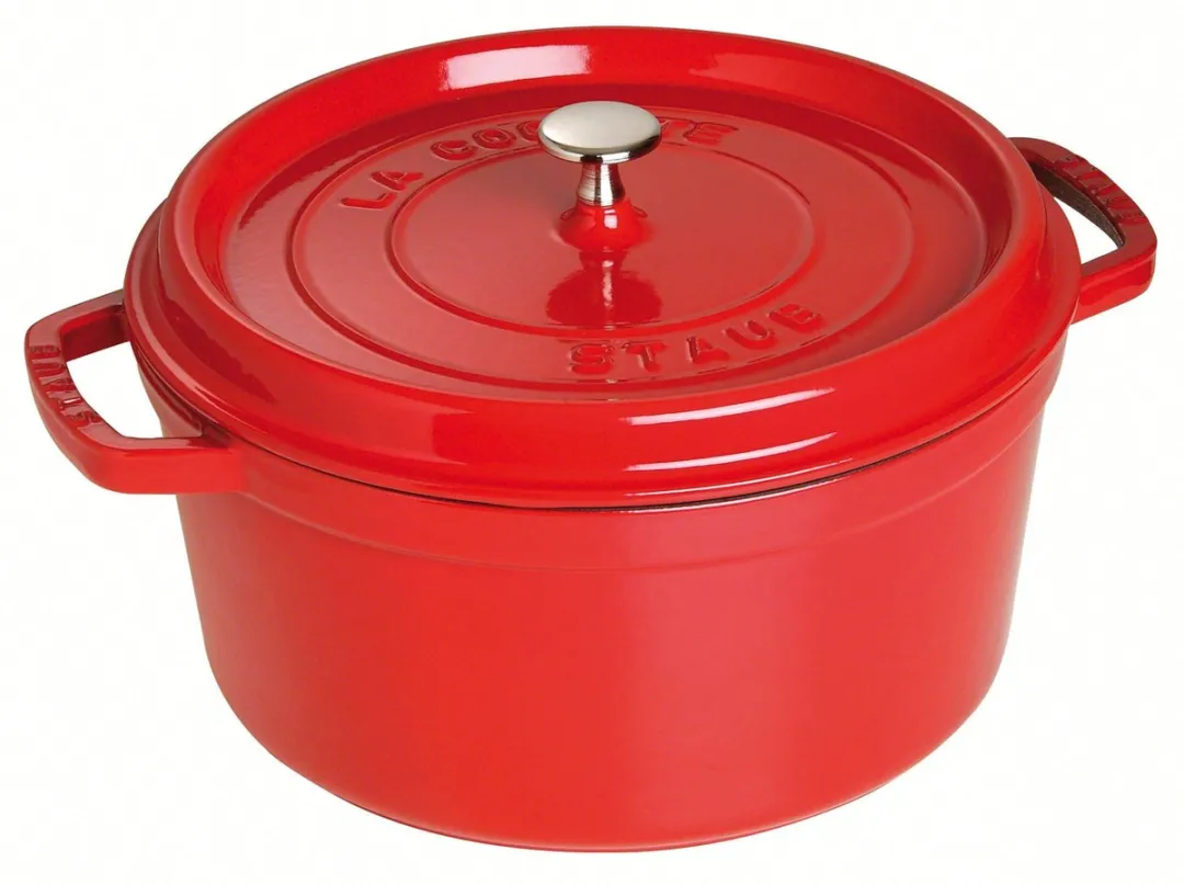 Staub Braadpan Kersenrood 30cm