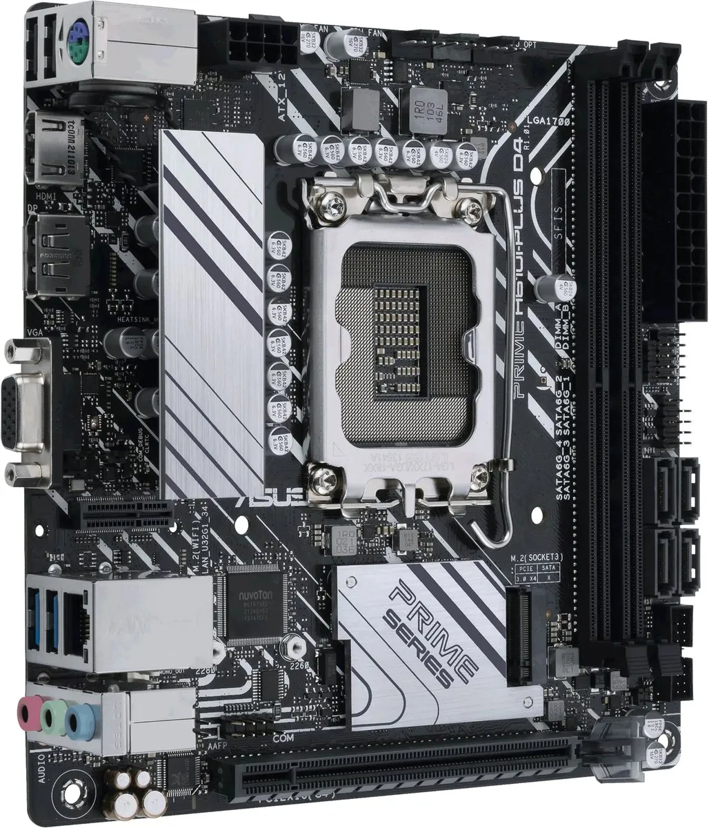 ASUS PRIME H610I-PLUS D4-CSM Mini ITX Moederbord