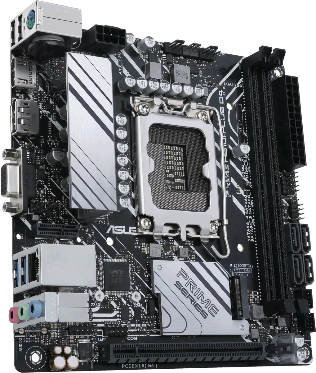 ASUS PRIME H610I-PLUS D4-CSM Mini ITX Moederbord