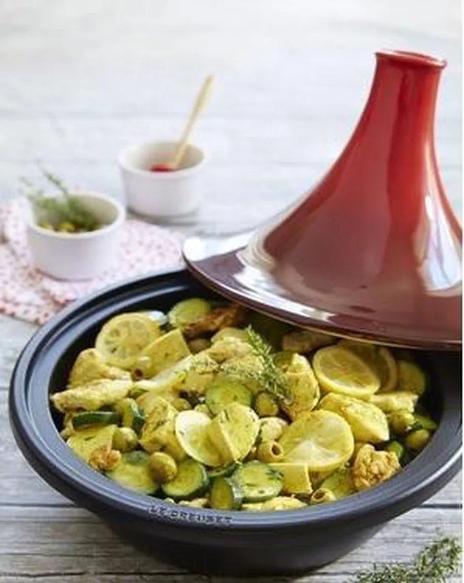 Le Creuset Tajine Tradition - Ø35cm - Kersenrood
