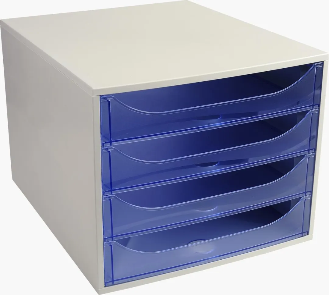 Exacompta ECOBOX Ladenblok 4 Laden - Ijsblauw - 32 Stuks - afbeelding 6 van 6