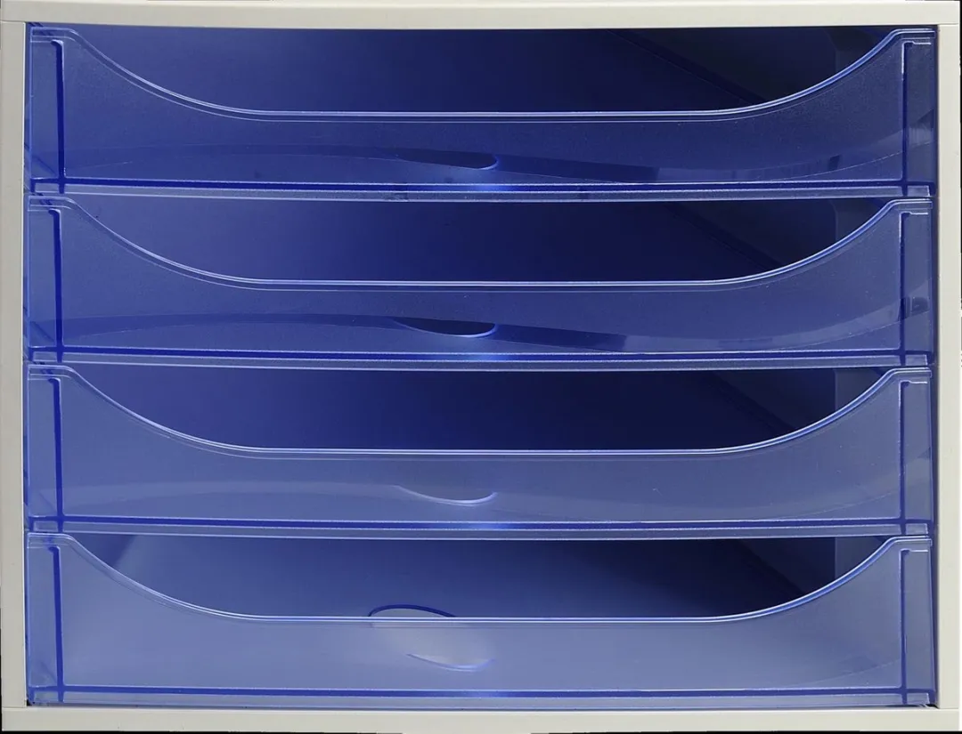 Exacompta ECOBOX Ladenblok 4 Laden - Ijsblauw - 32 Stuks