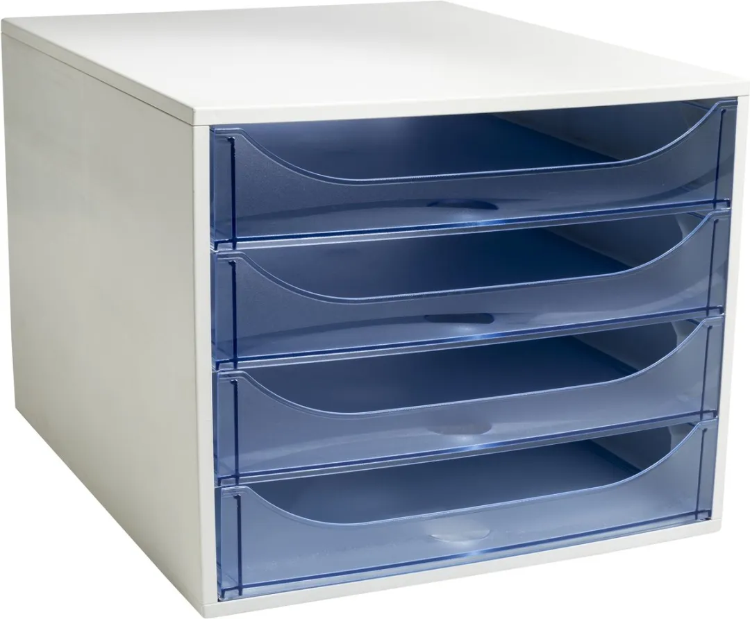 Exacompta ECOBOX Ladenblok 4 Laden - Ijsblauw - 32 Stuks