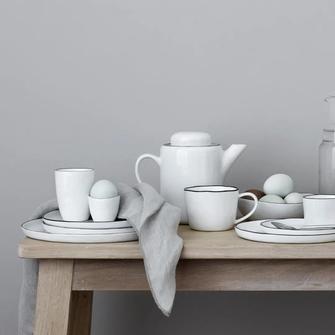 Broste Copenhagen T Salt Espressomok - Wit