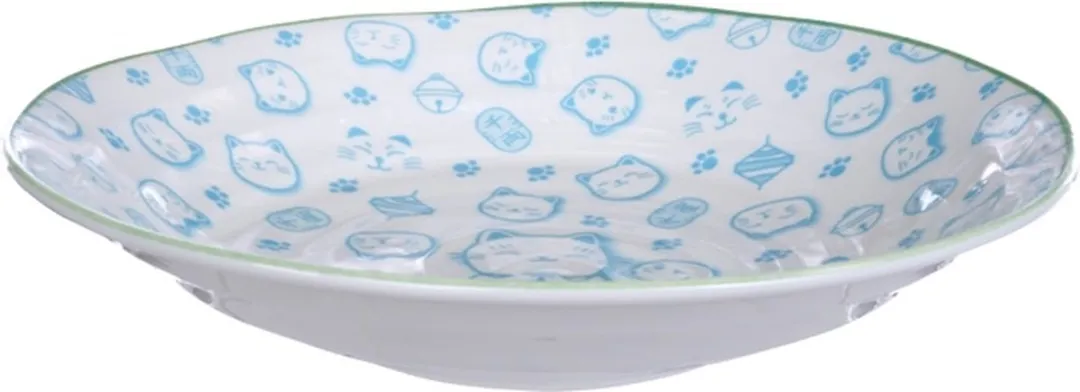 Tokyo Design Studio Kawaii Lucky Cat Diep Bord 25.3cm