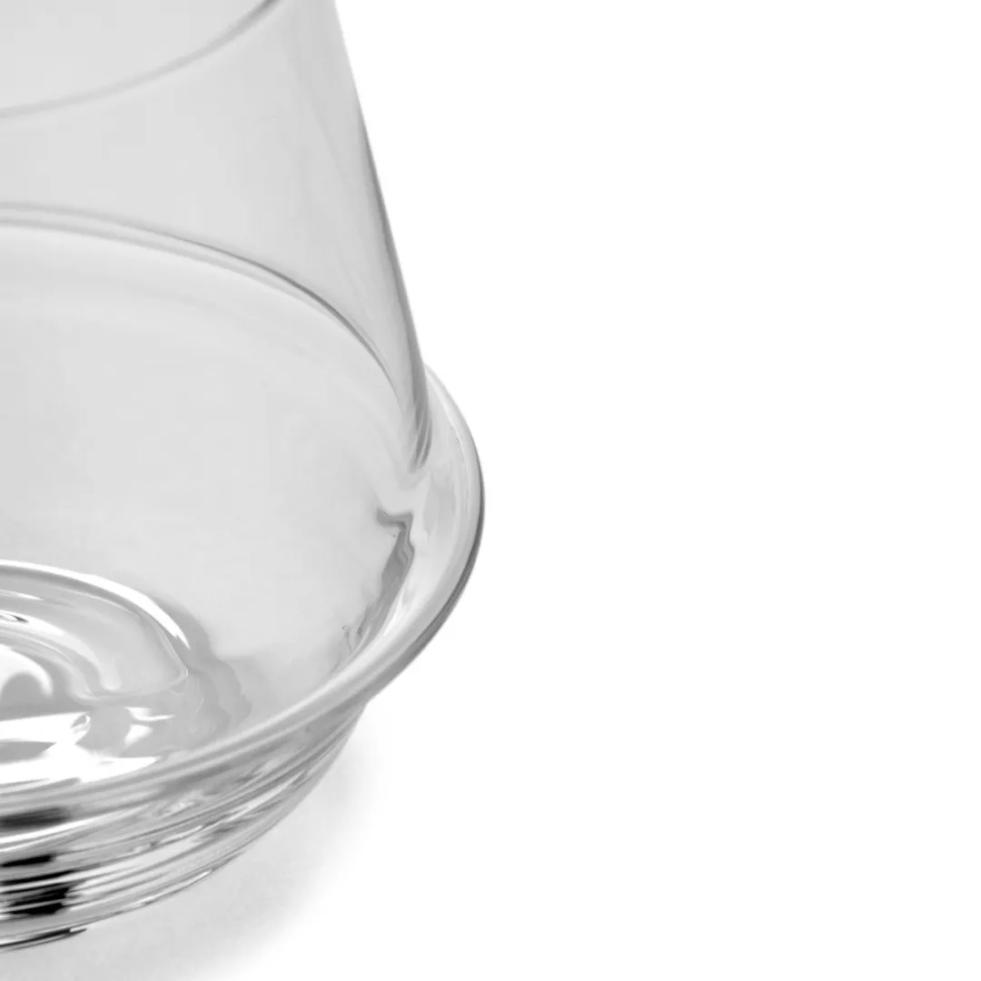 Serax Glas S Dune Kelly Wearstler - Set van 4 - Ø8.5cm - Transparant