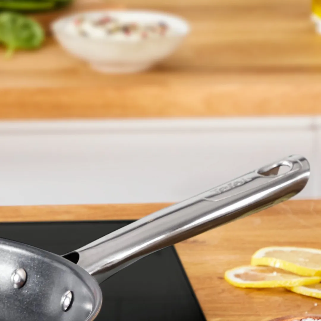 Tefal Duetto On B866S334 Braadpanset 3-delig - 20/24/28cm - Inductie - Zilver
