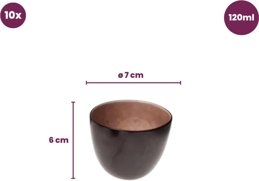 Cosy&Trendy Streetfood Festival Kopjes - Ø7cm x6cm - 10 Stuks