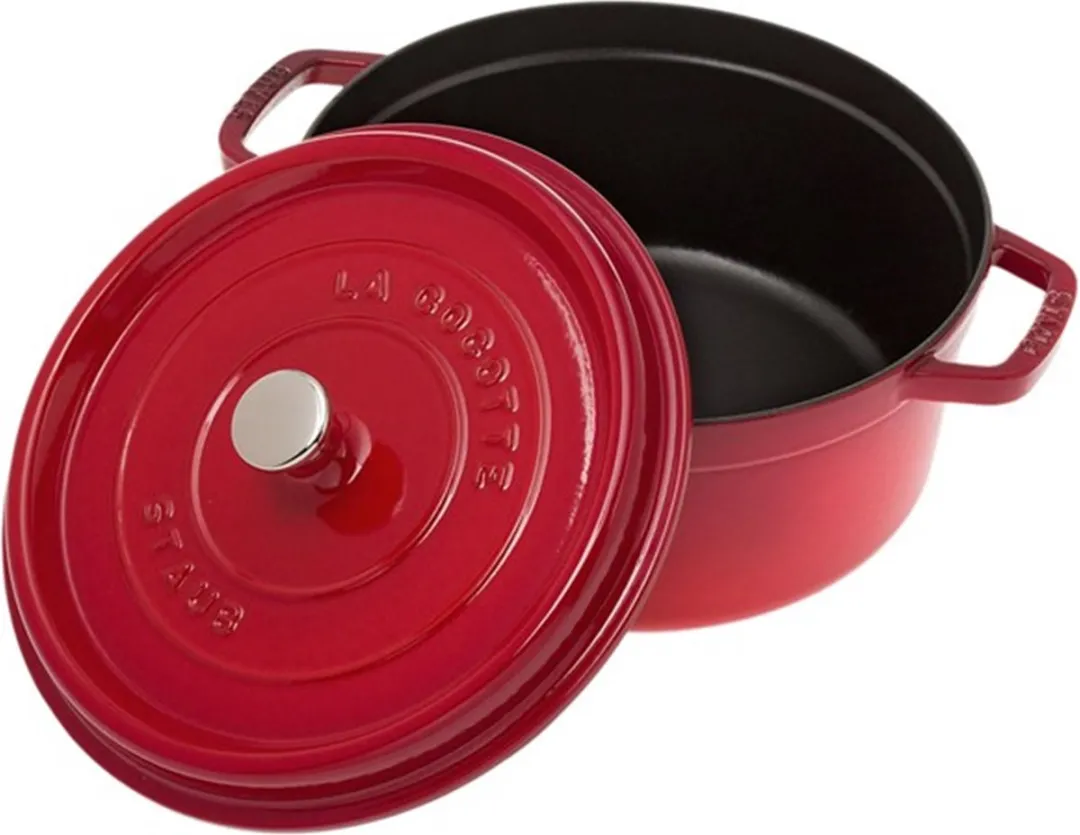 Staub Braadpan Gietijzer Rood Ø26cm