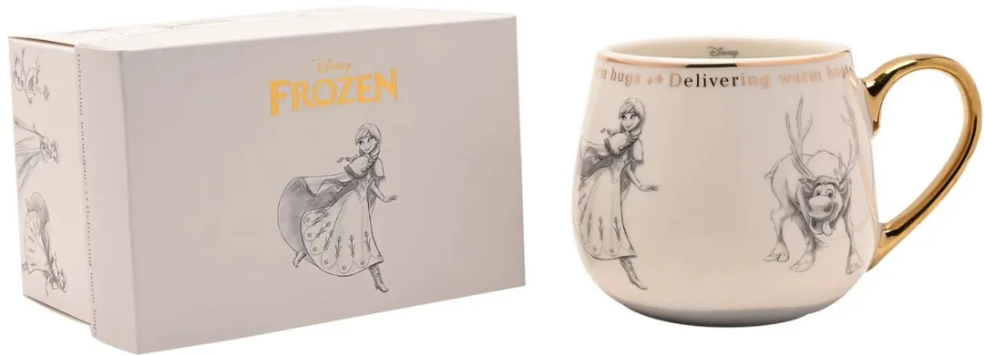 Disney Frozen Classic Collectible Beker 300ml - Goud/Wit - afbeelding 2 van 4
