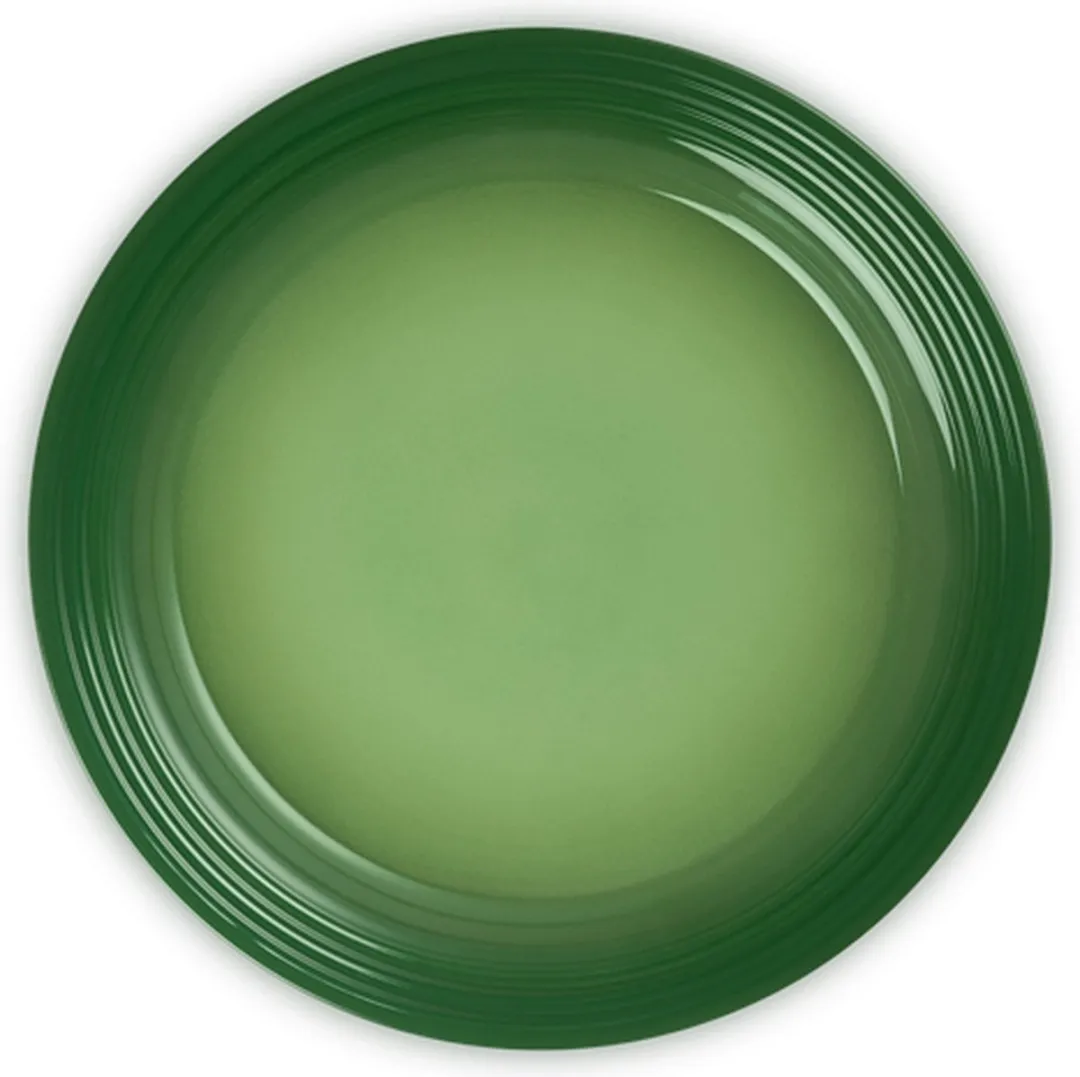 Le Creuset Aardewerken Dinerborden Bamboo Green 27cm