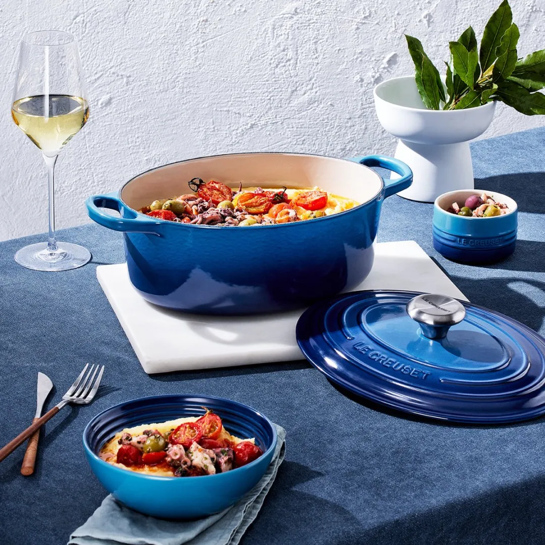 Le Creuset Braadpan Signature Ovaal Azure - Ø29cm - 4,7L