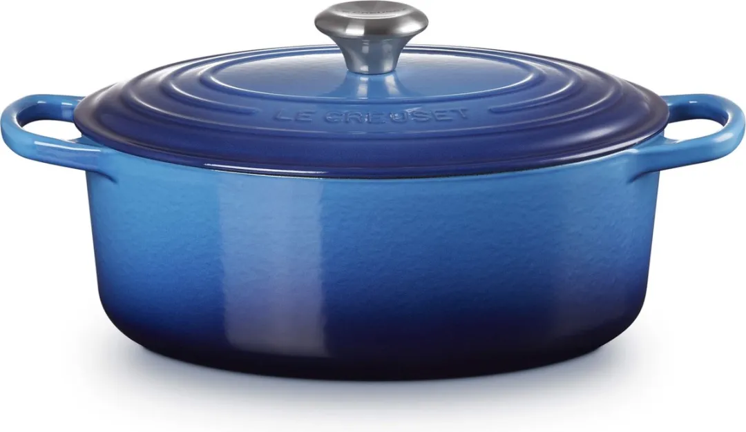 Le Creuset Braadpan Signature Ovaal Azure