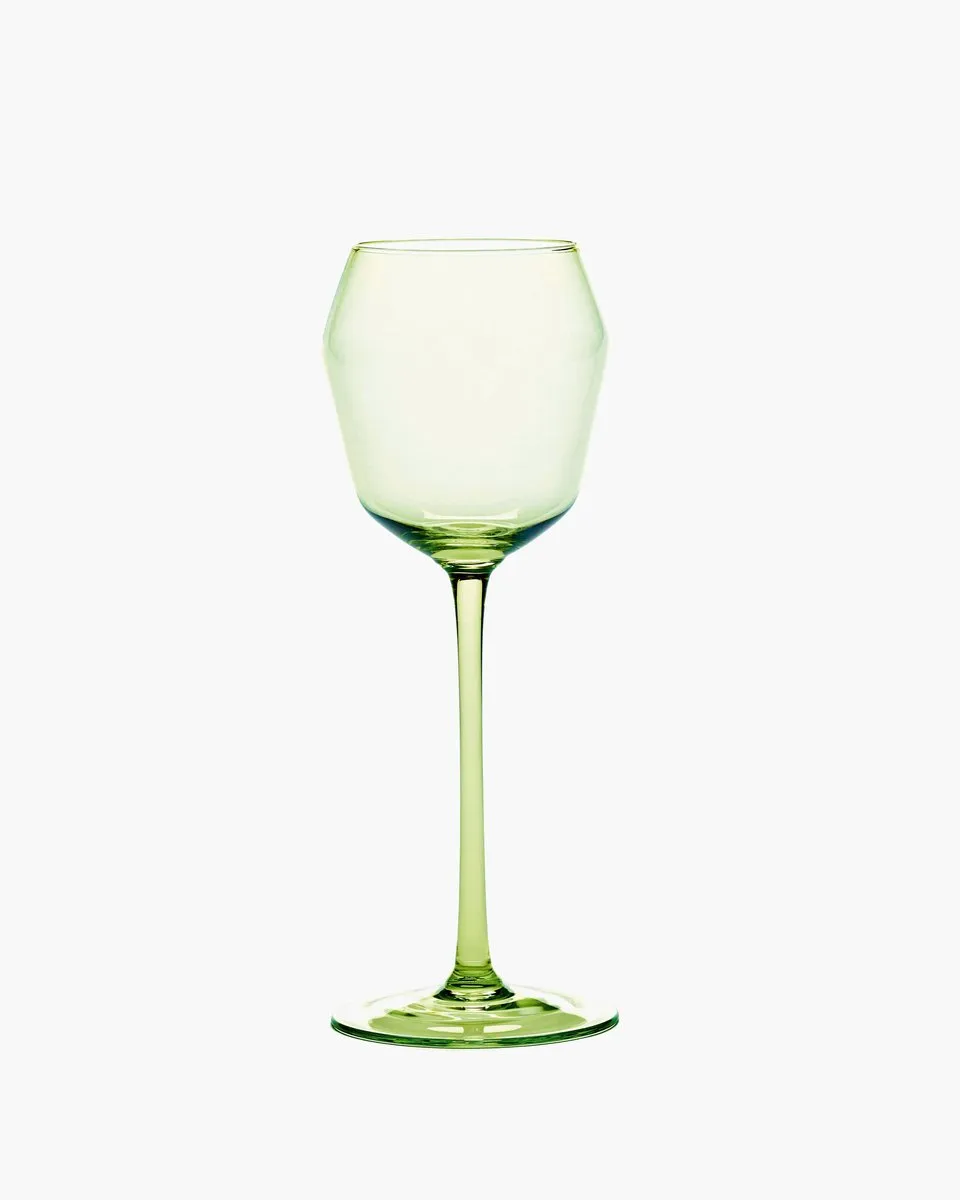 Serax Billie Witte Wijnglas Groen