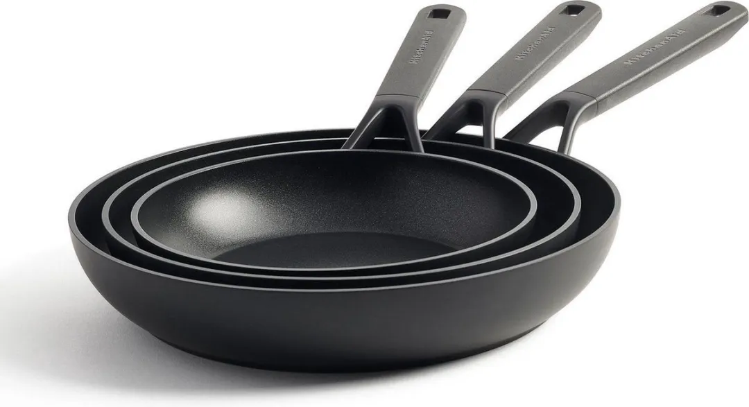 KitchenAid Classic Aluminium Koekenpannen Set 3-delig