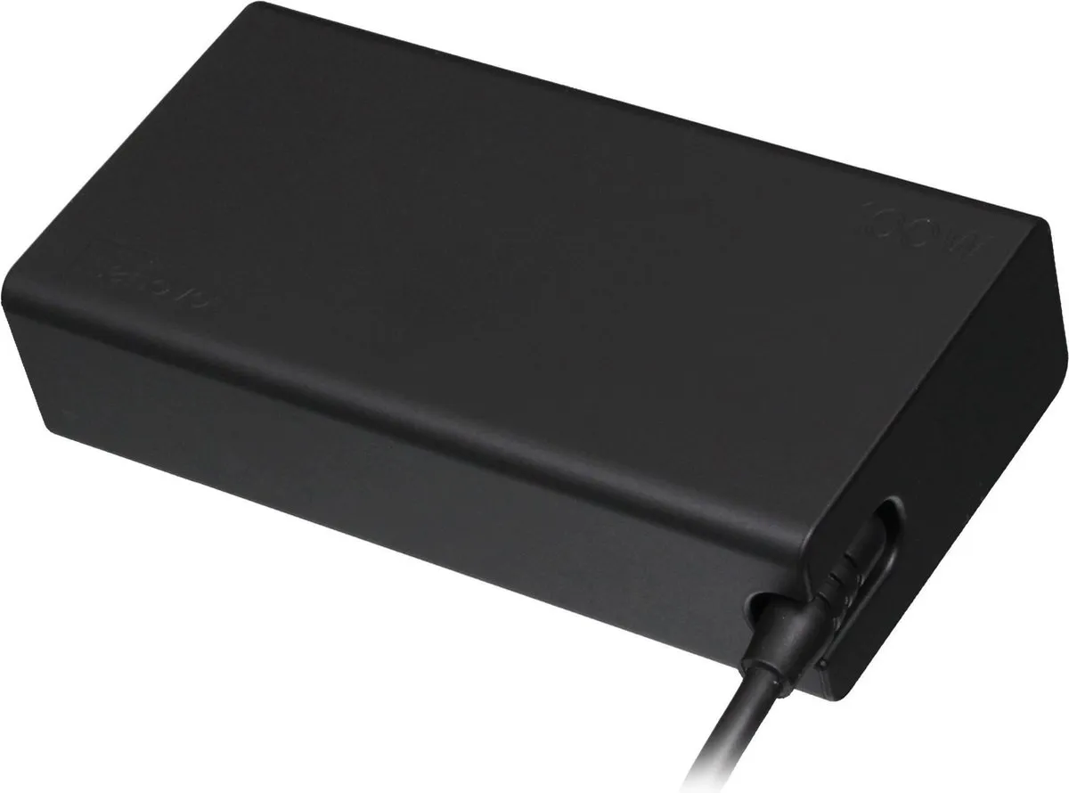 Lenovo GX21J75543 USB-C Oplader 100W - Zwart