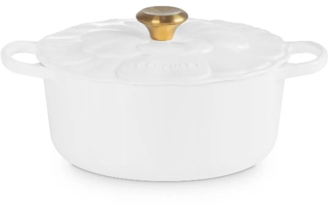 Le Creuset Braadpan Signature 26 Cm Bloesem Wit