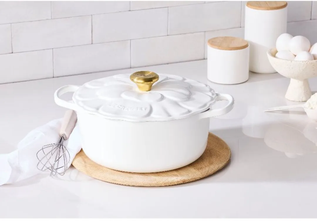 Le Creuset Braadpan Signature 26 Cm Bloesem Wit