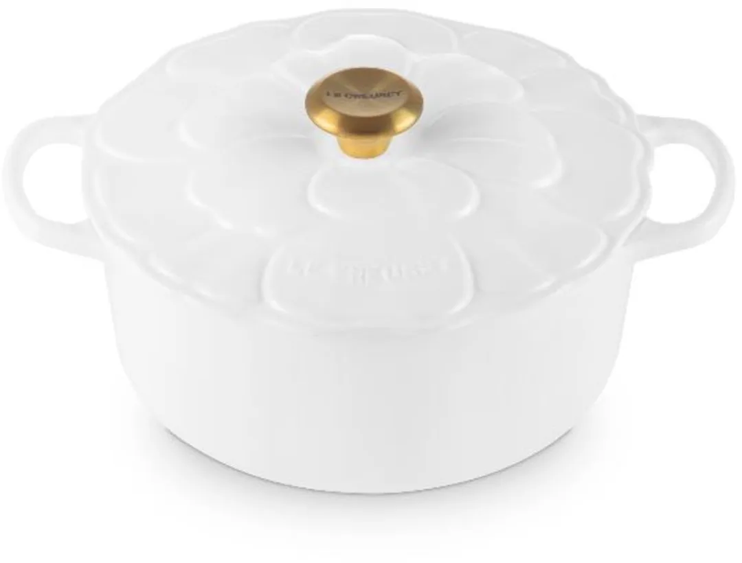 Le Creuset Braadpan Signature 26 Cm Bloesem Wit