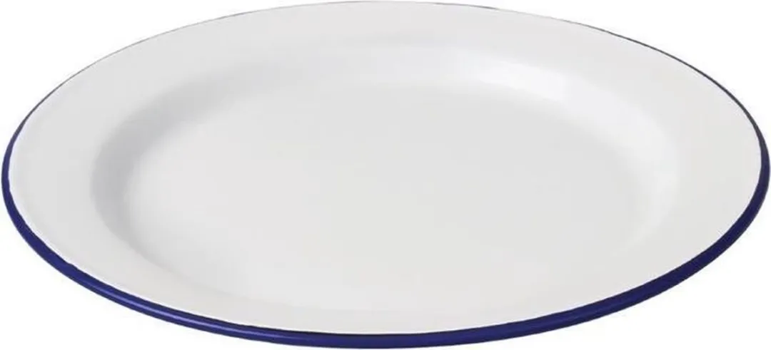 Olympia Emaille Bord DC388 - Ø30cm - 6 Stuks Multicolor