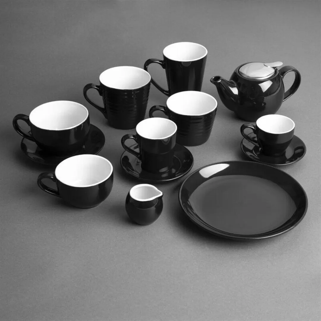 Olympia CU955 Espresso Schoteltjes - 12 Stuks - Zwart
