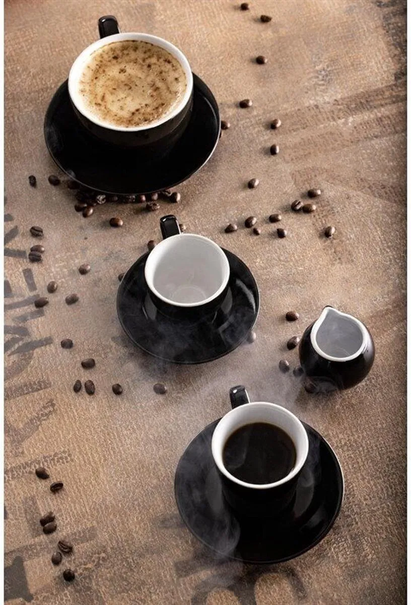 Olympia CU955 Espresso Schoteltjes - 12 Stuks - Zwart