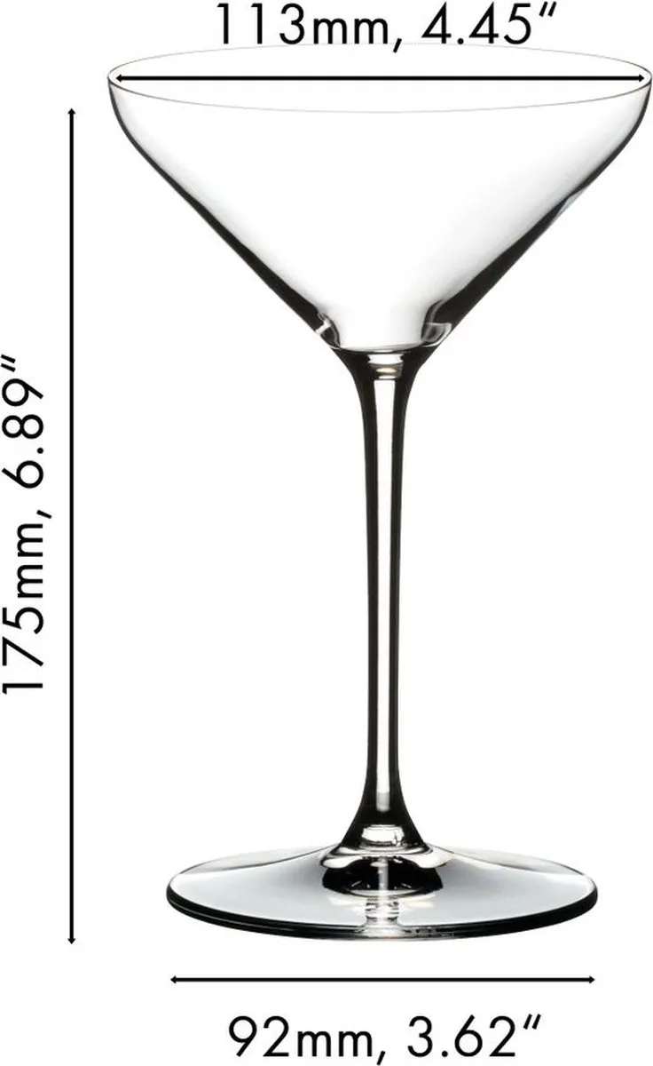 Riedel Martini Glazen Extreme 250ml - 2 Stuks