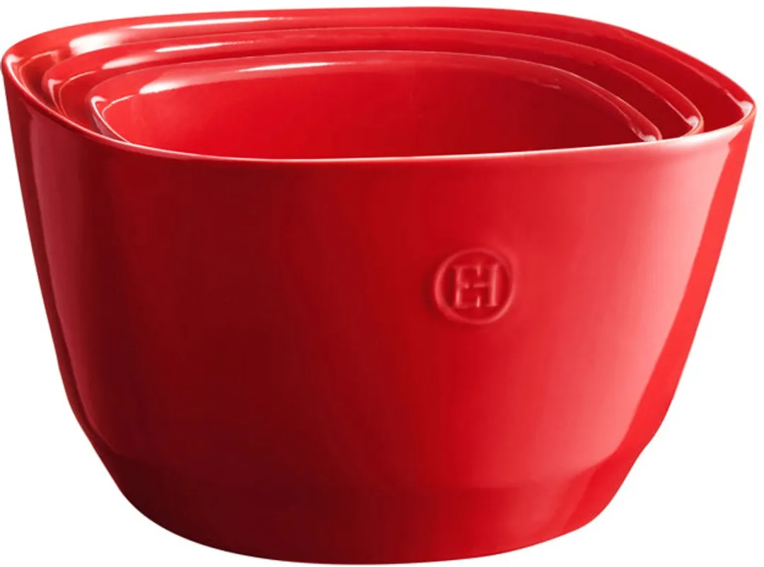 Emile Henry Grand Cru Saladeschaal - 22cm - Rood