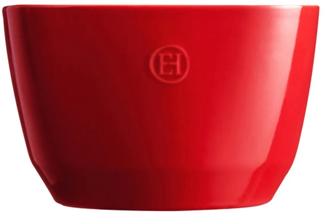 Emile Henry Grand Cru Saladeschaal - 22cm - Rood - afbeelding 6 van 6