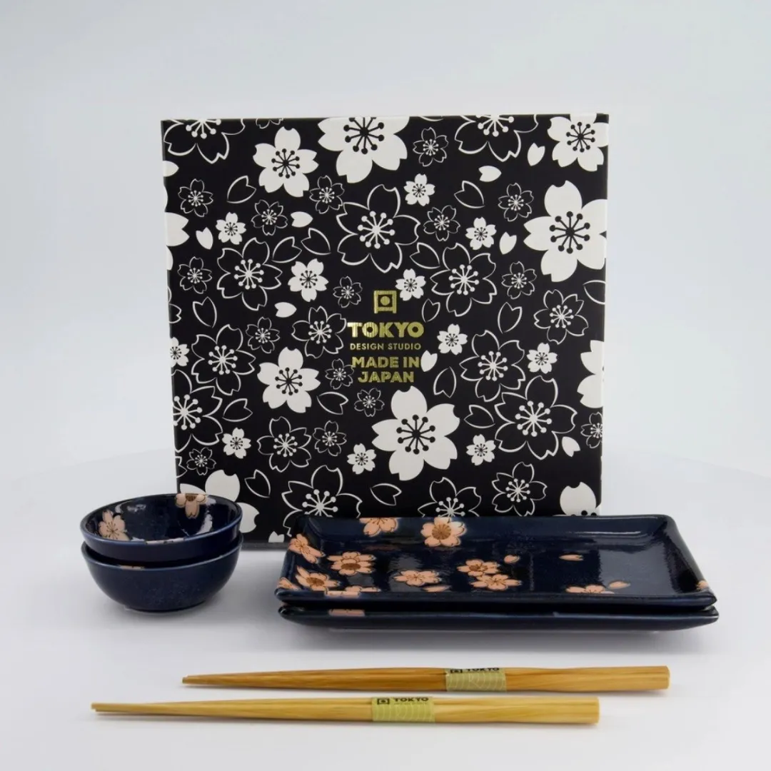 Tokyo Design Studio Sakura Sushi Giftset 6-delig