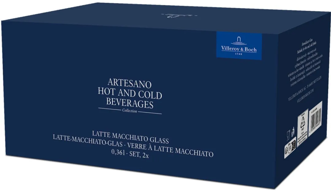 Villeroy & Boch Artesano Latte Macchiato Glazen 360ml - Set van 2
